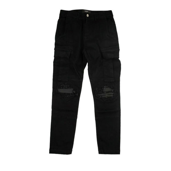 Amiri Mx1 Denim Cargo Jean (Black) - Preowned