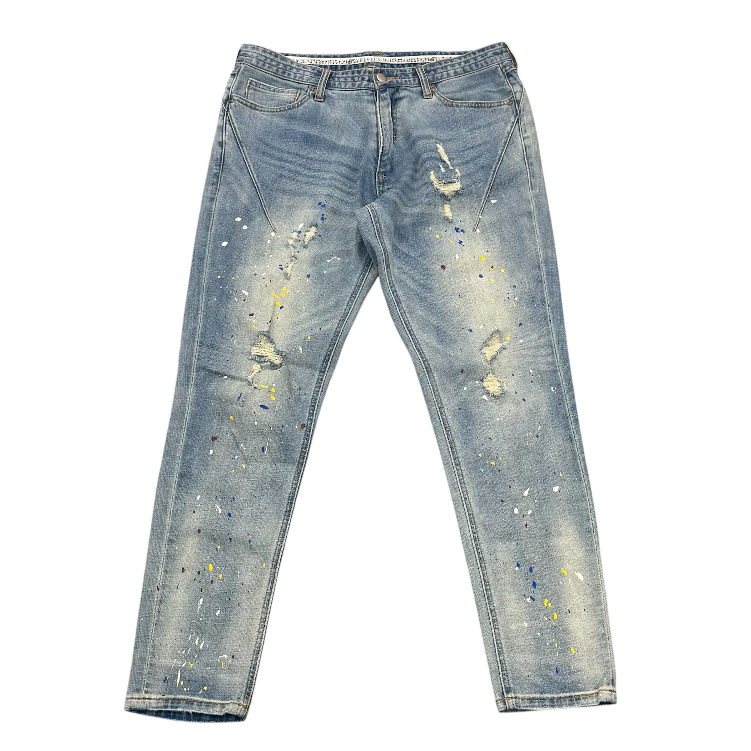 Number (N)ine Paint Splatter Denim - Preowned