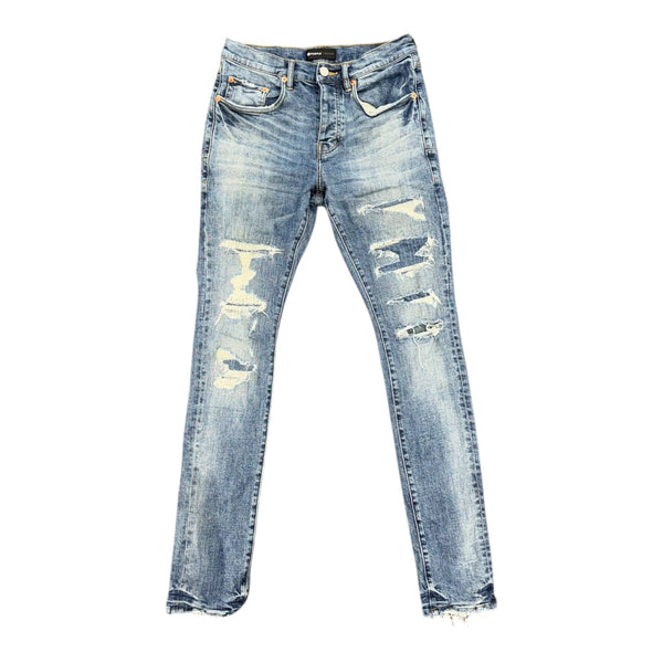 Purple Distressed Denim (Indigo) - Preowned
