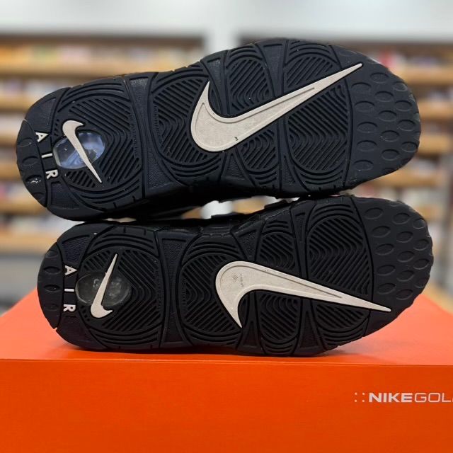 Nike Air More Uptempo Black White (GS) - Preowned