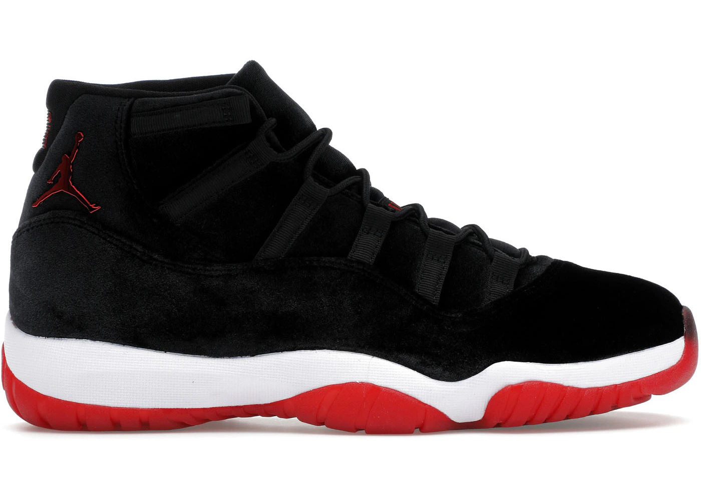 Jordan 11 Retro Bred Velvet (Women's) - Preowned