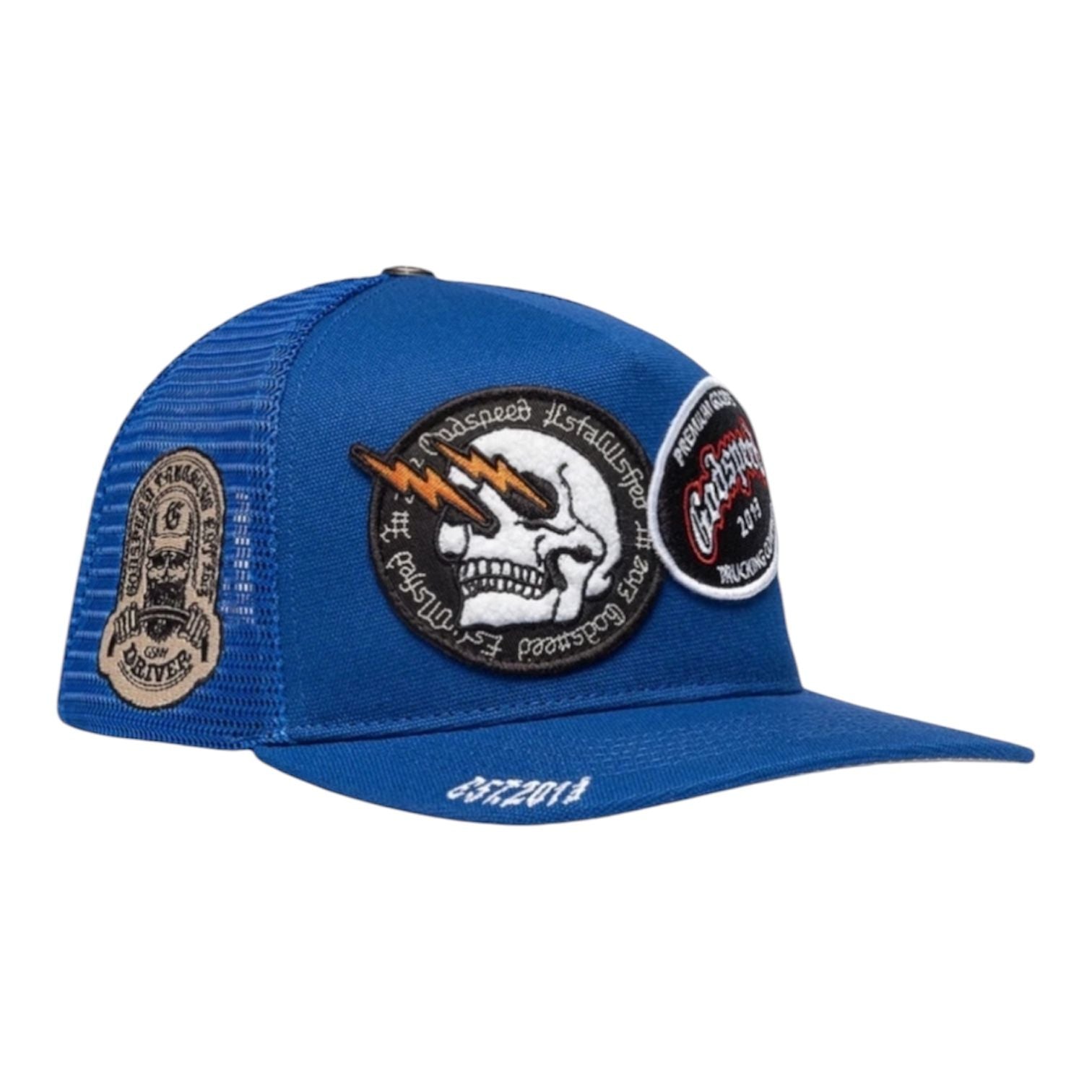 Godspeed OG Dual Patch Trucker Hat (Royal) - Preowned
