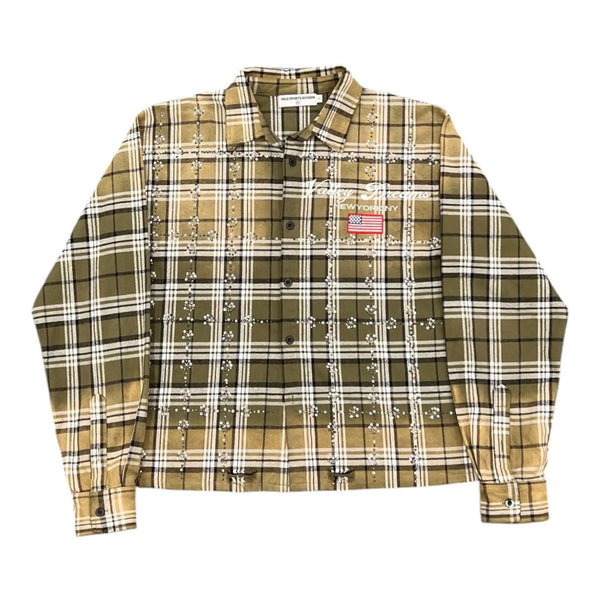 Vale Forever Rivington St Flannel (Green) - Preowned