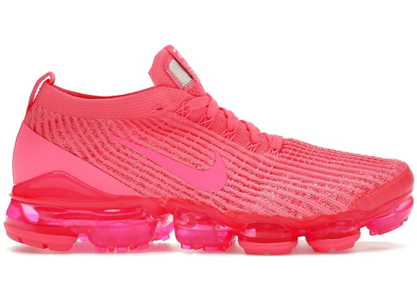 Nike Air VaporMax Flyknit 3 Triple Pink (Women's) - Preowned