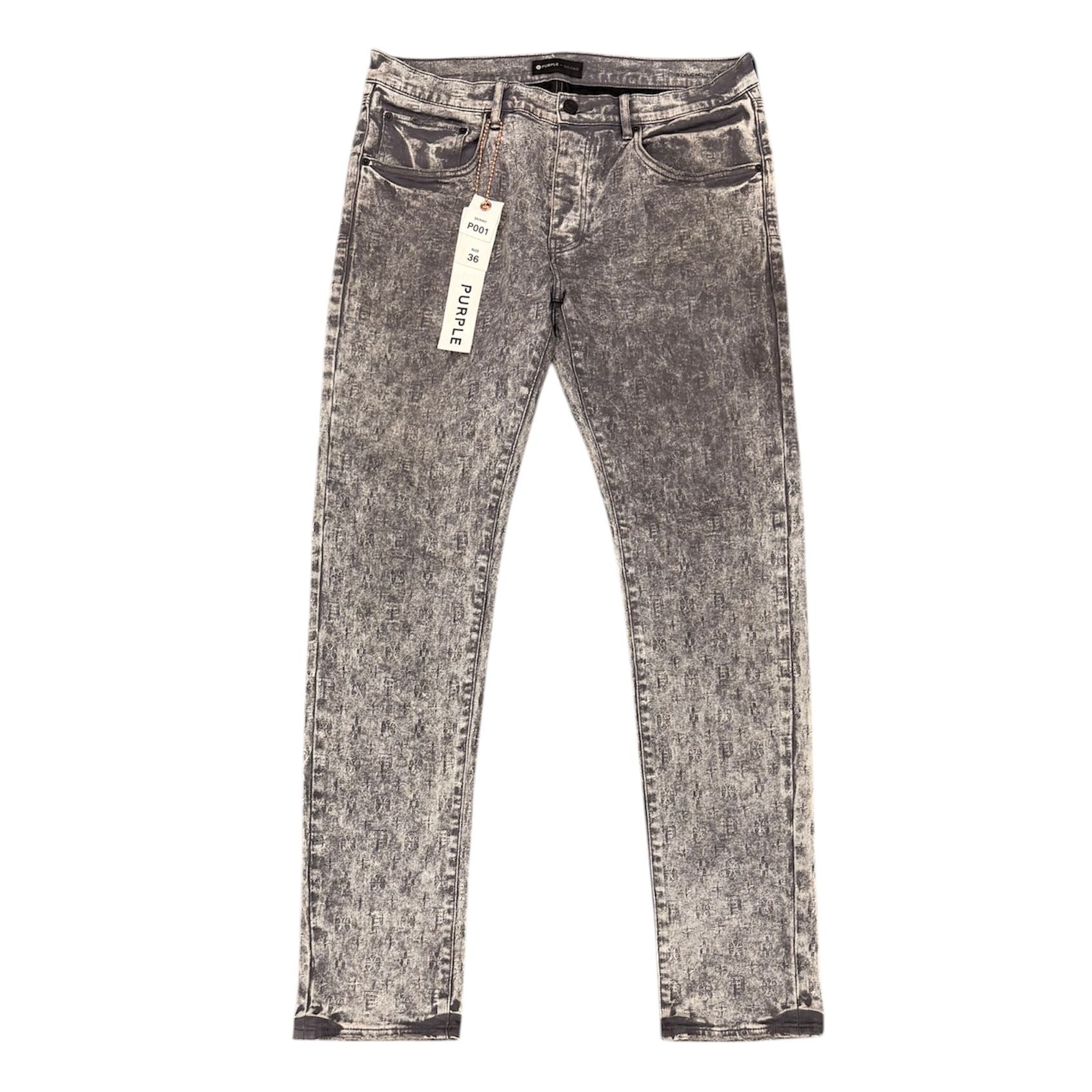 Purple Brand Monogram Jean (Grey) - Preowned