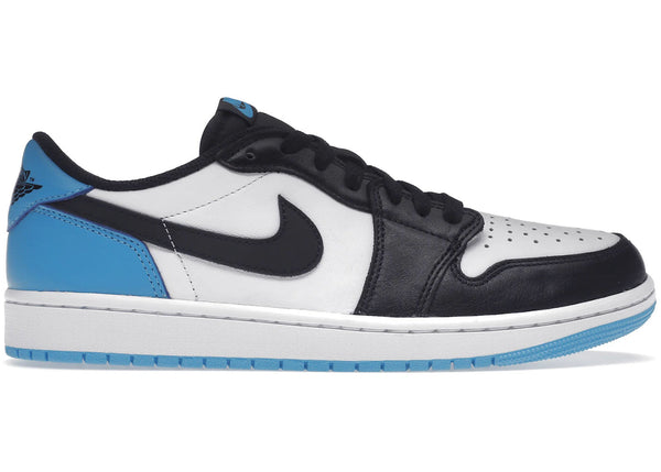Jordan 1 Retro Low OG Black Dark Powder Blue - Preowned