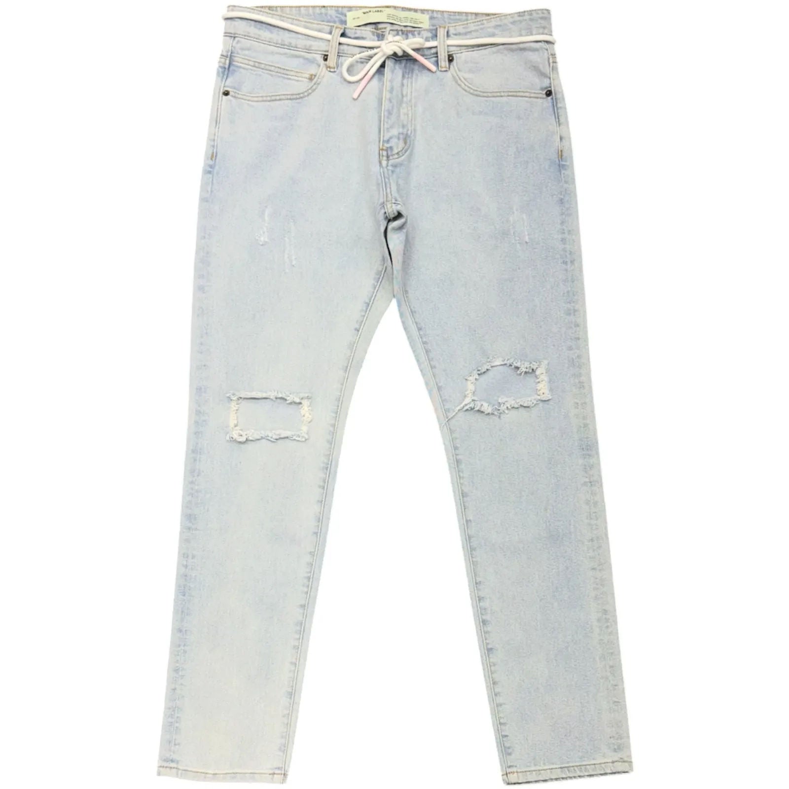 Off-White Slim Fit Jeans (Light Wash) - Preowned