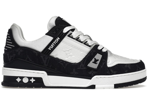 Louis Vuitton LV Trainer White Black - Preowned