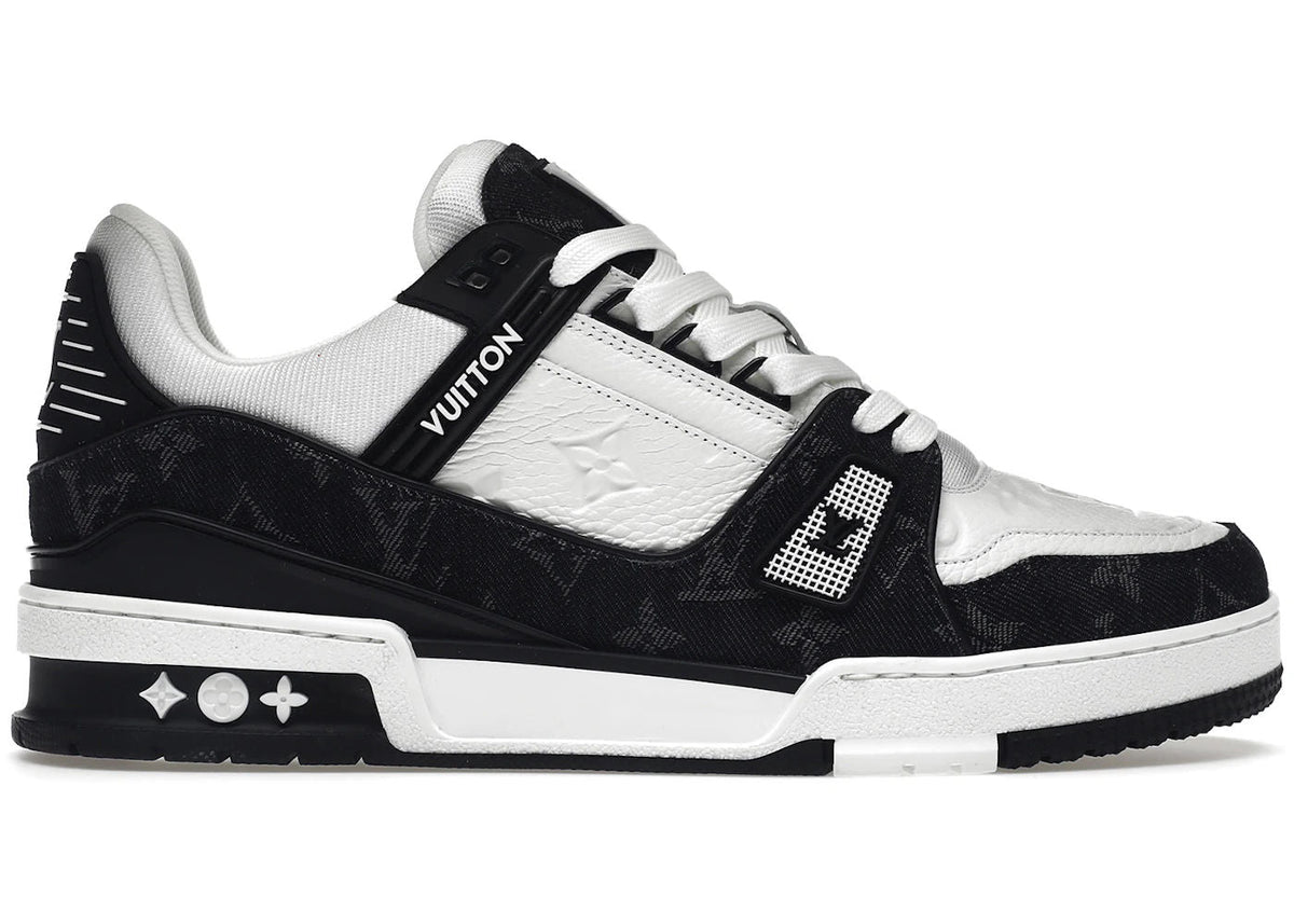 Louis Vuitton LV Trainer White Black - Preowned
