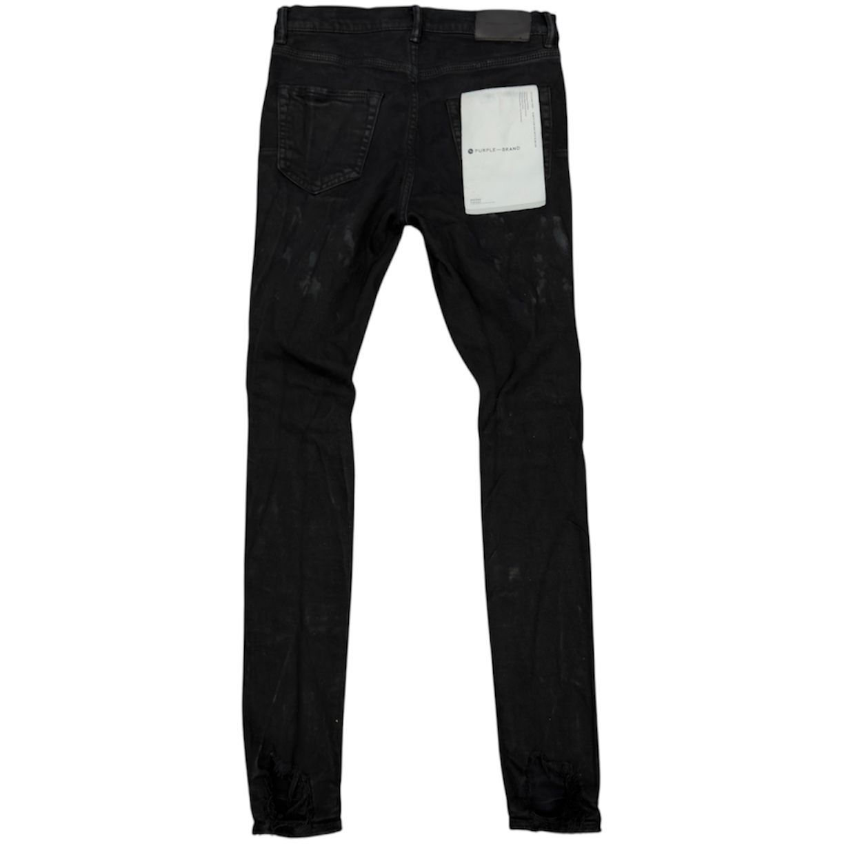 Purple Brand P001 Denim Jeans (Black Oil Spotted) - Preowned