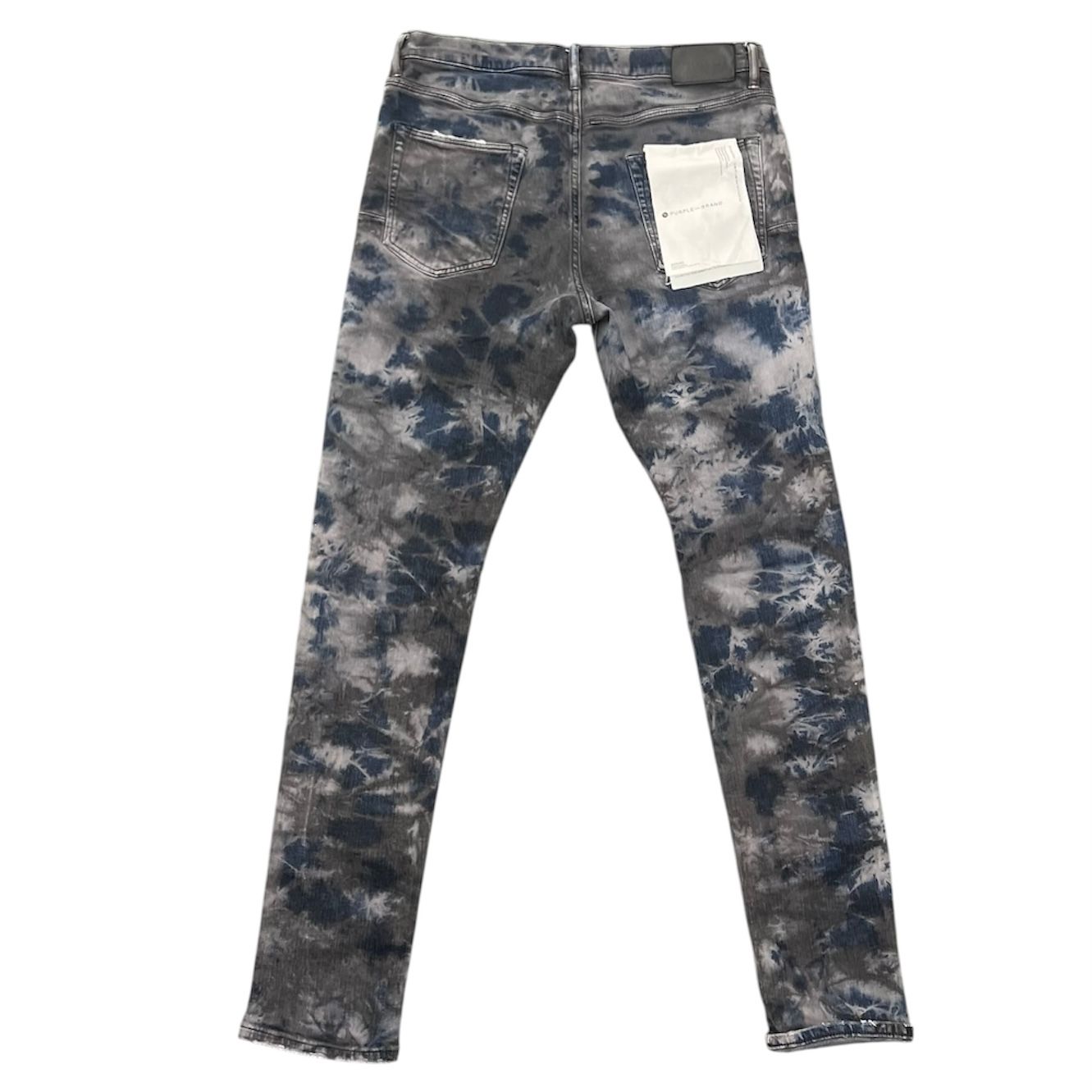 Pruple Jeans Dark Blue Bleached - Preowned