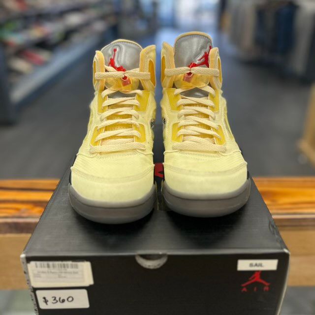 Jordan 5 Retro Off-White Sail - Preowned