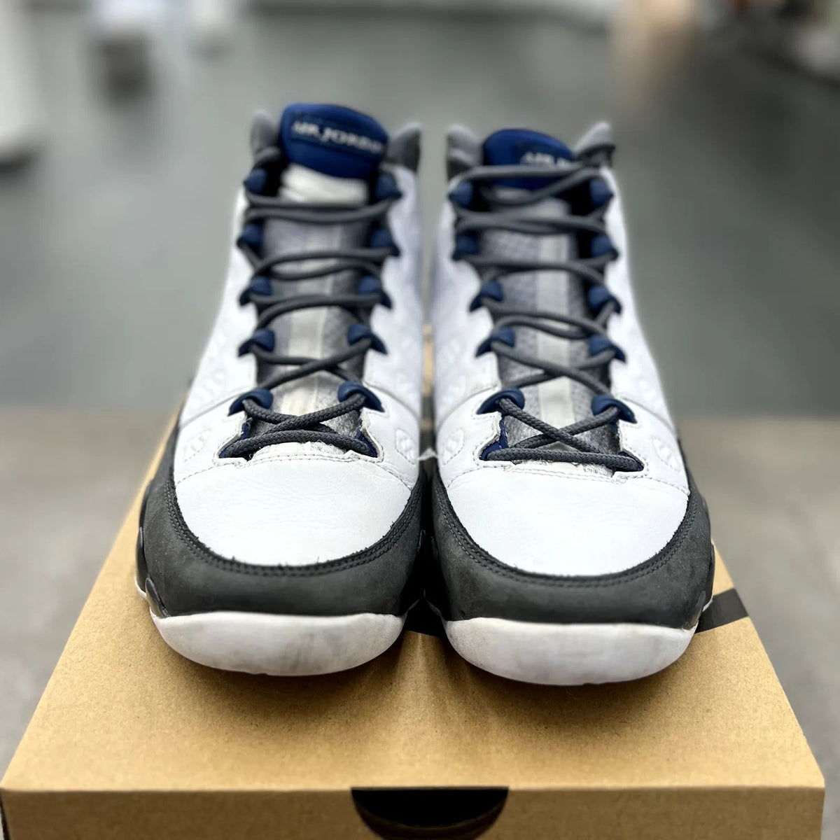 Jordan 9 Retro Flint Grey French Blue (2026) (GS) - Preowned