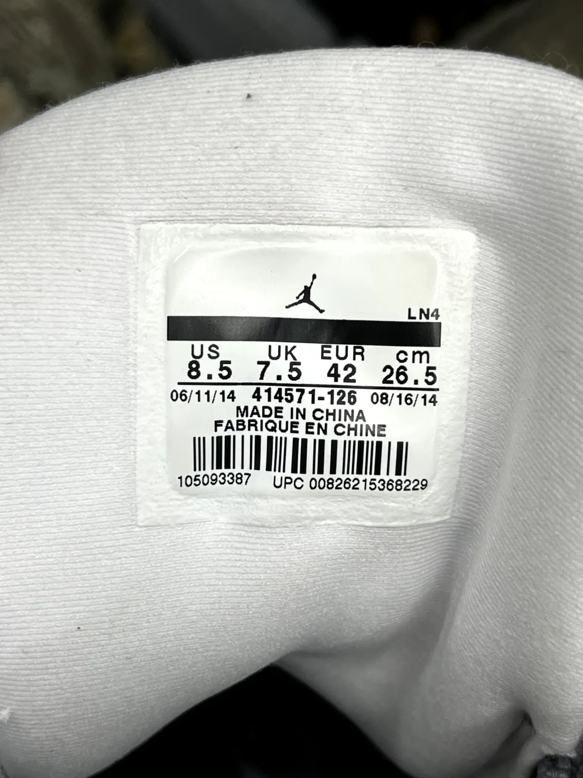 Jordan 13 Retro Grey Toe (2014) - Preowned