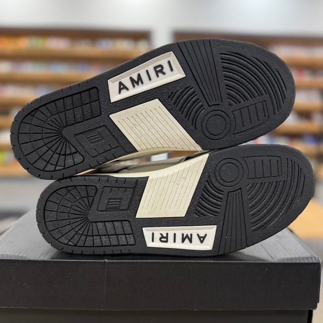 AMIRI Skel Top Low Black White - Preowned