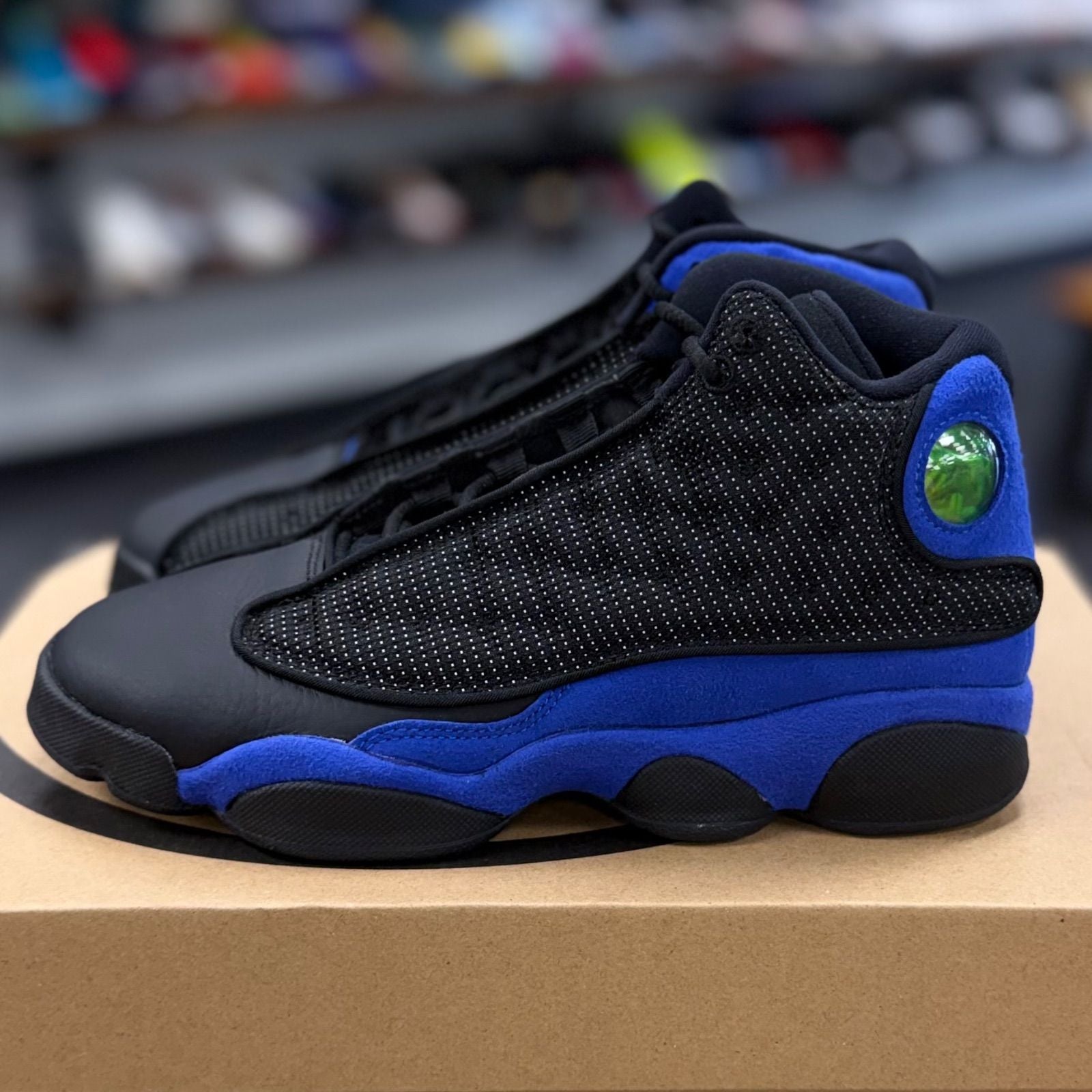 Jordan 13 Retro Black Hyper Royal (GS) - Preowned