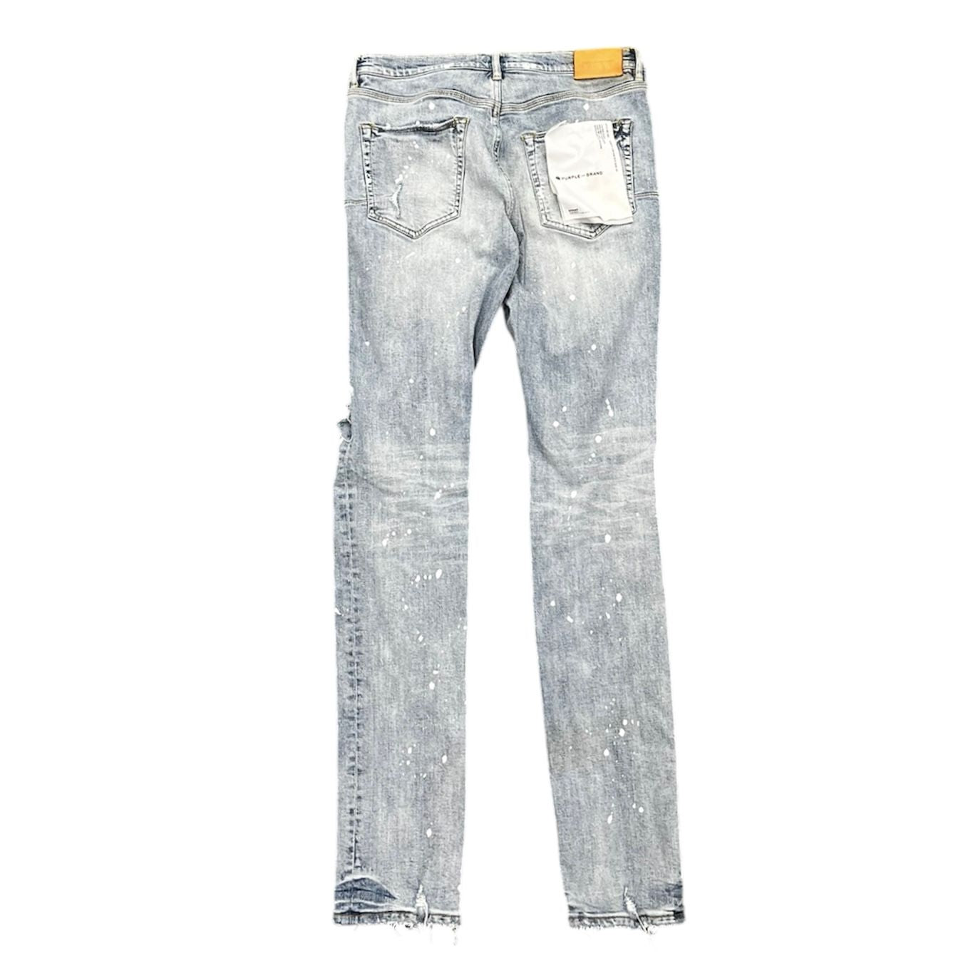 Purple Brand P001  Ripped Paint Splatter Jean  - Preowned