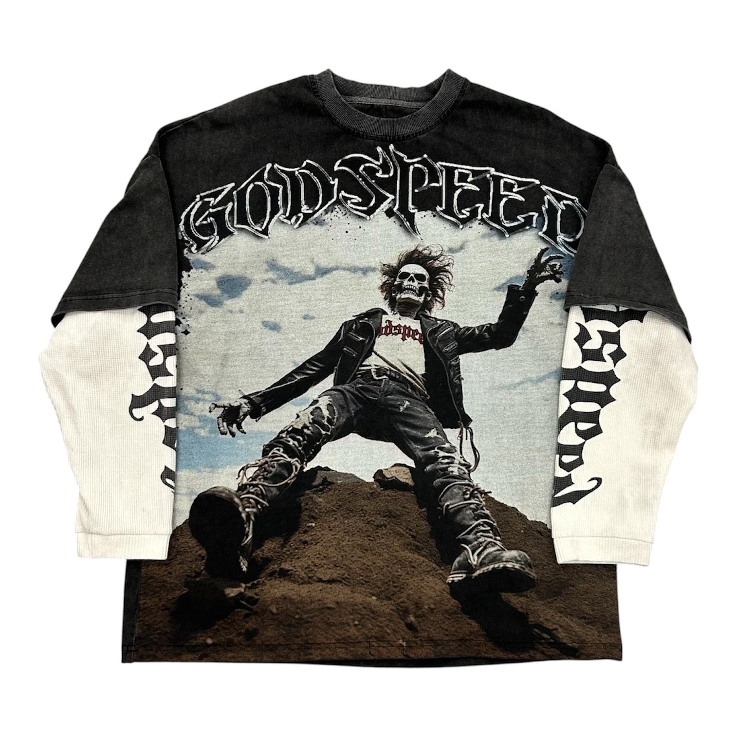 Godspeed Rocker Thermal Longsleeve Tee (Black) - Preowned