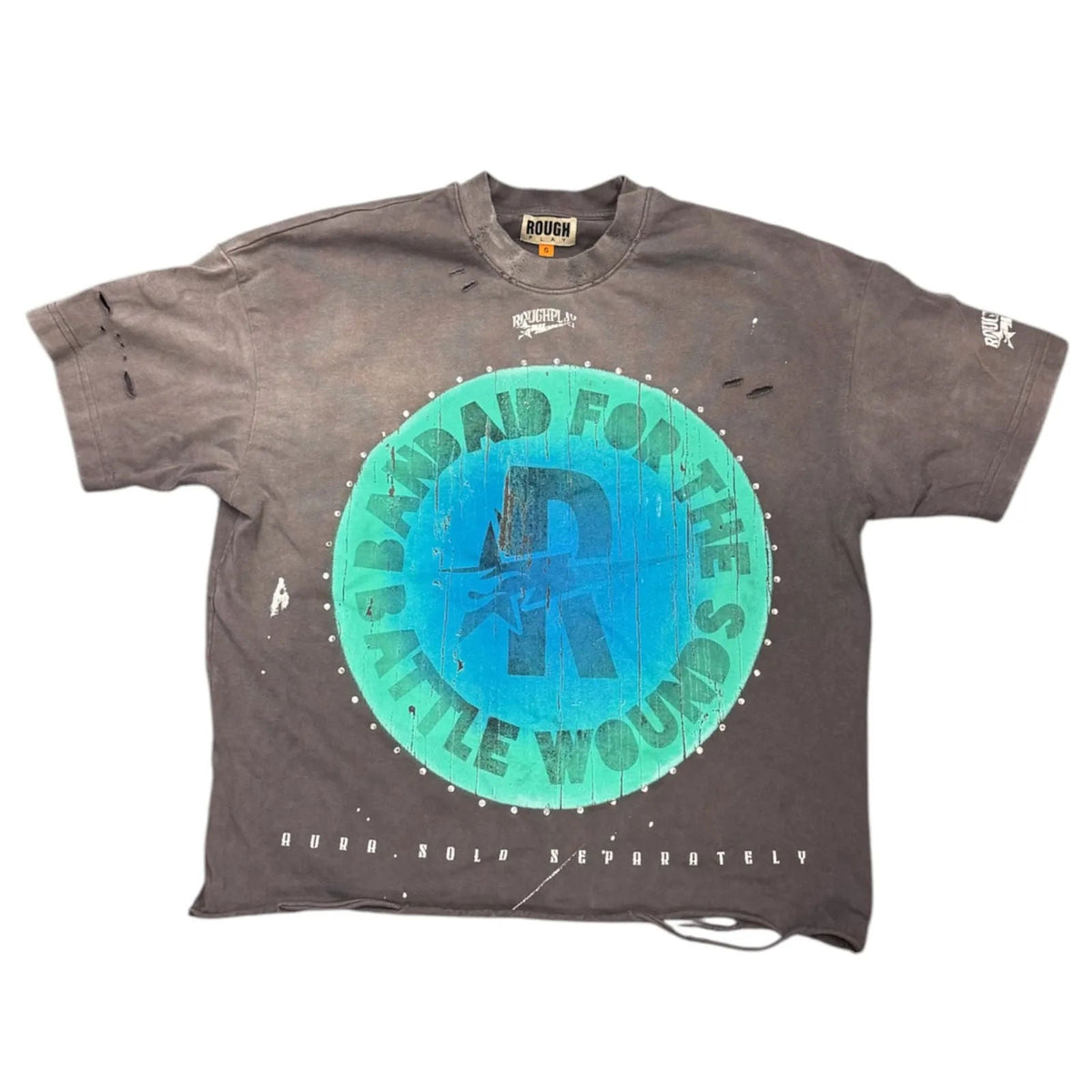 Roughplay Bandaid Tee (Grey) - Preowned