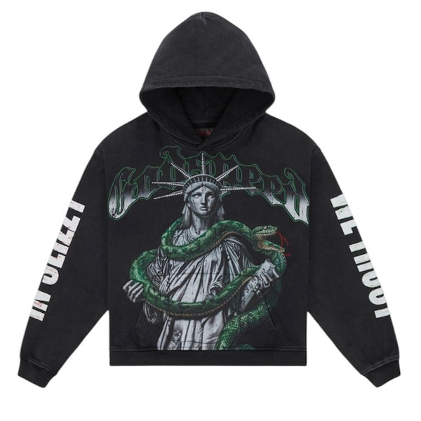 Godspeed Top 5 Slizzy VVS Hoodie (Black Wash)