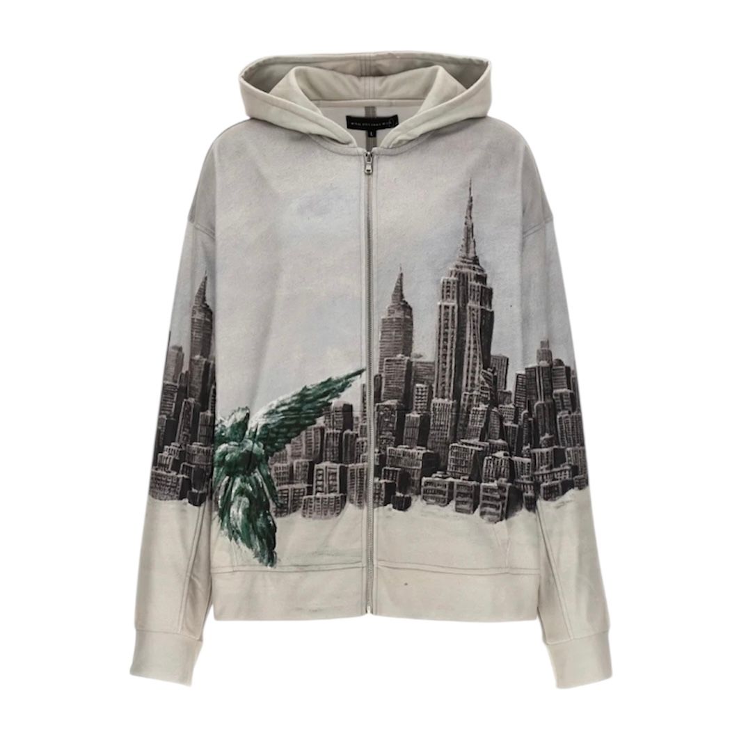 Who Decides War Angel Over City Zip Up - Preowned