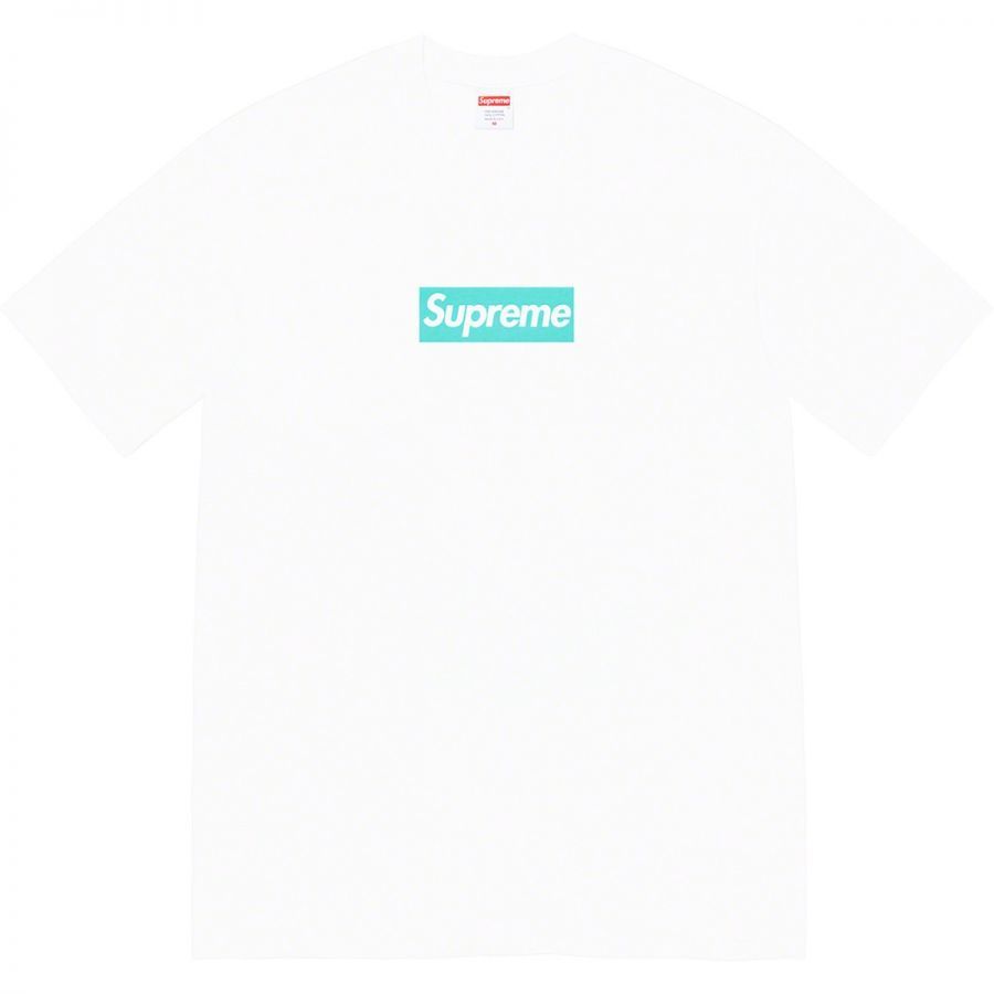 Supreme Tiffany & Co. Box Logo Tee (White)