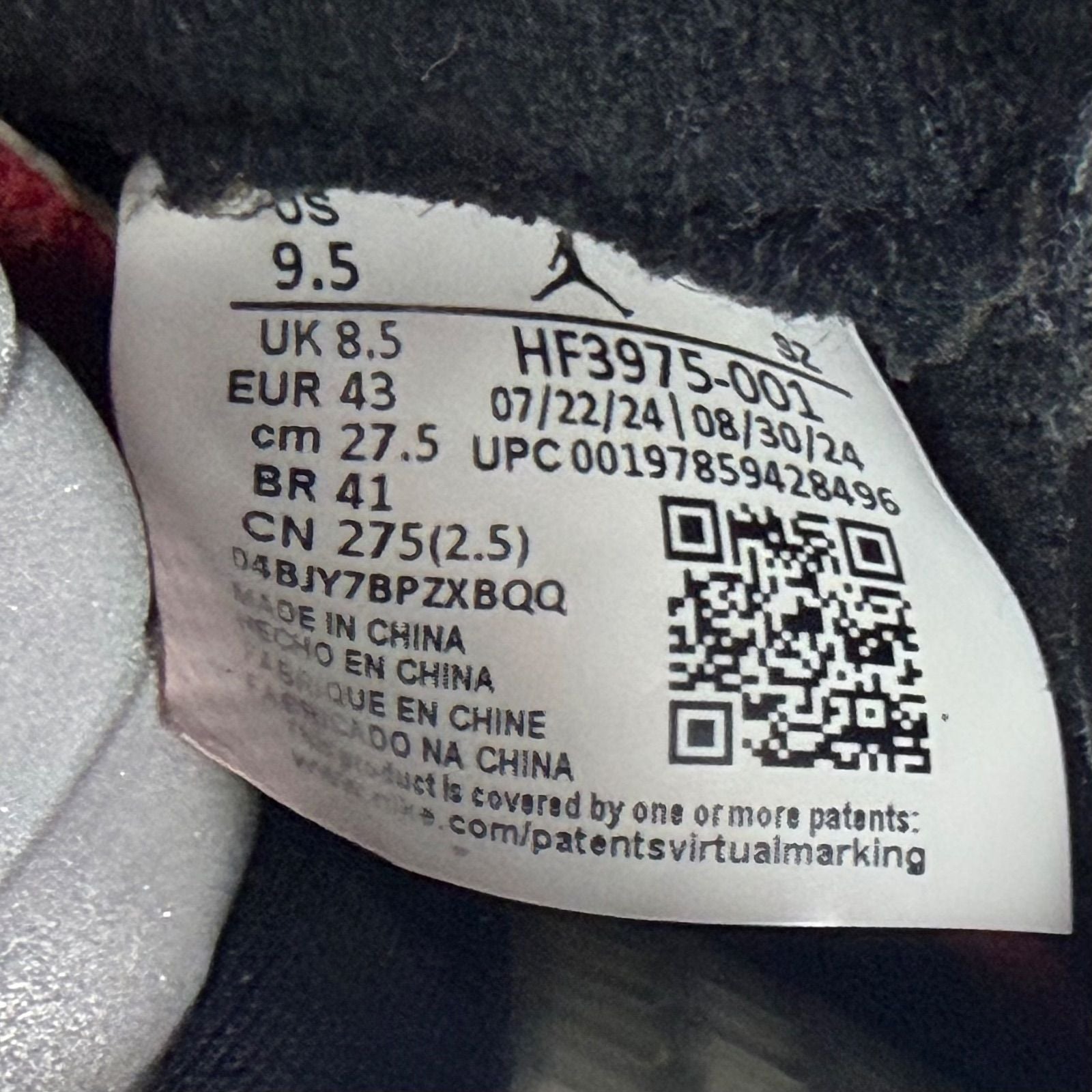 Jordan 5 Retro OG Black Metallic Reimagined - Preowned
