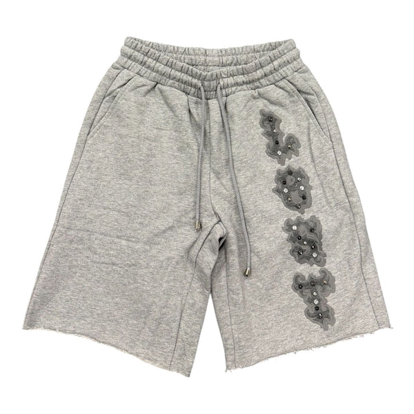 Lost Intricacy Patch Shorts (Ash Grey)