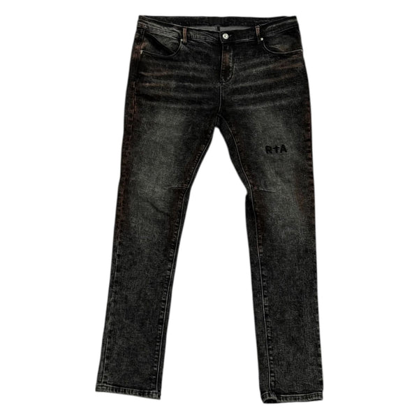 RTA Clayton Charcoal Acid Wash jean (Black) - Preowned