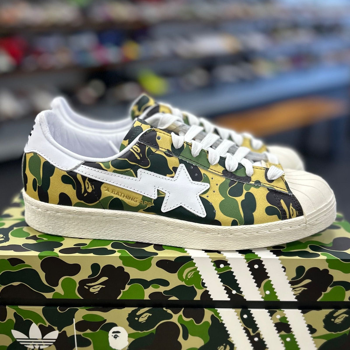 adidas Superstar Bape ABC Camo Green - Preowned