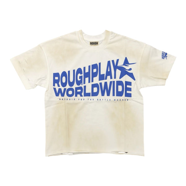 Roughplay Worldwide Tee (White/Royal)