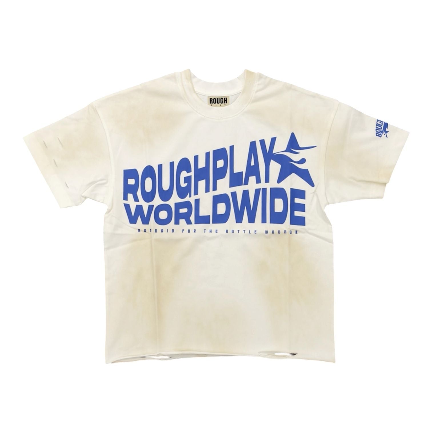 Roughplay Worldwide Tee (White/Royal)