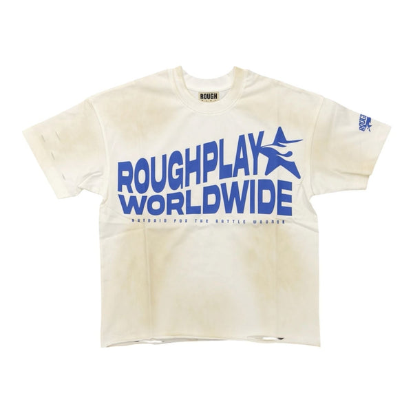 Roughplay Worldwide Tee (White/Royal)
