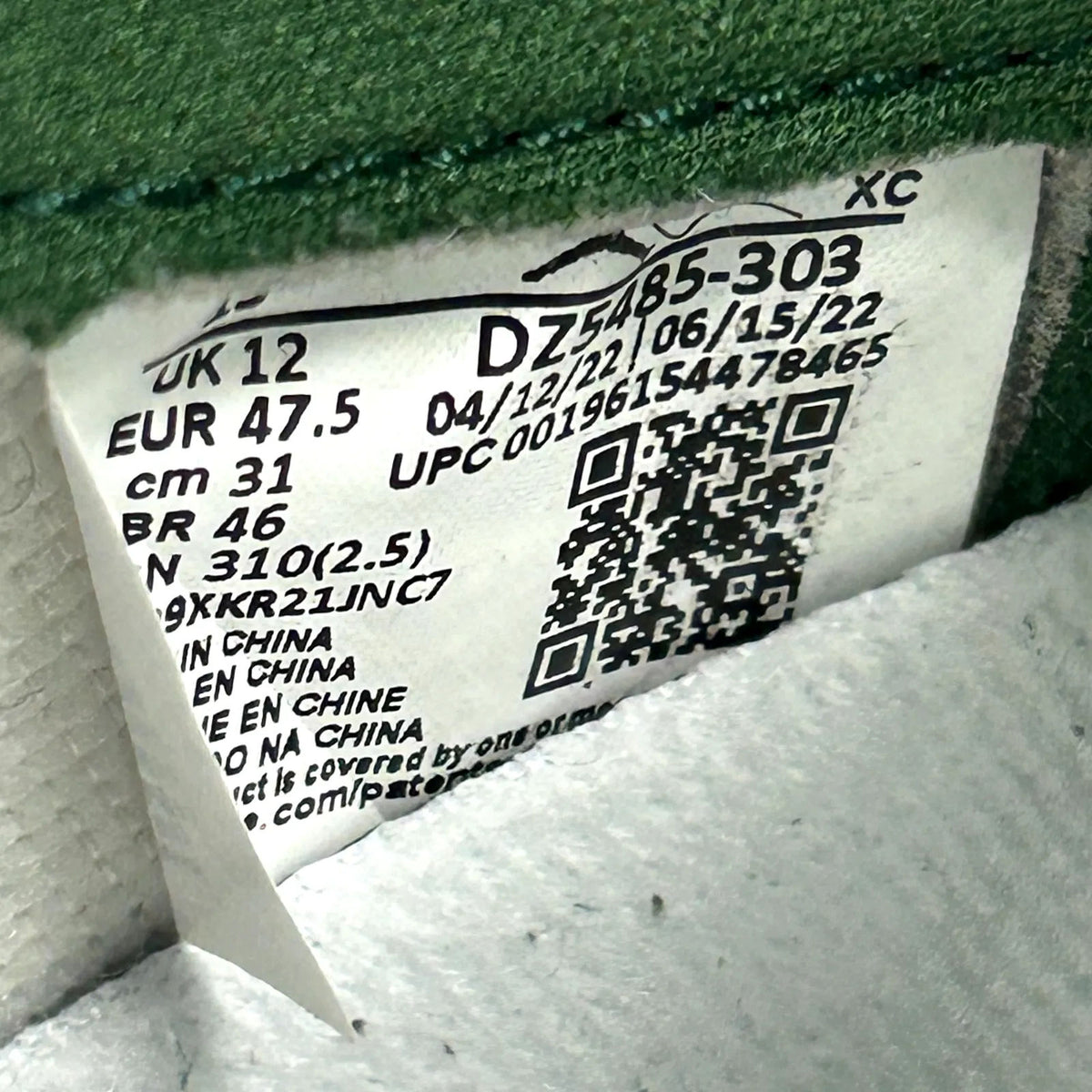 Jordan 1 Retro High OG Gorge Green - Preowned