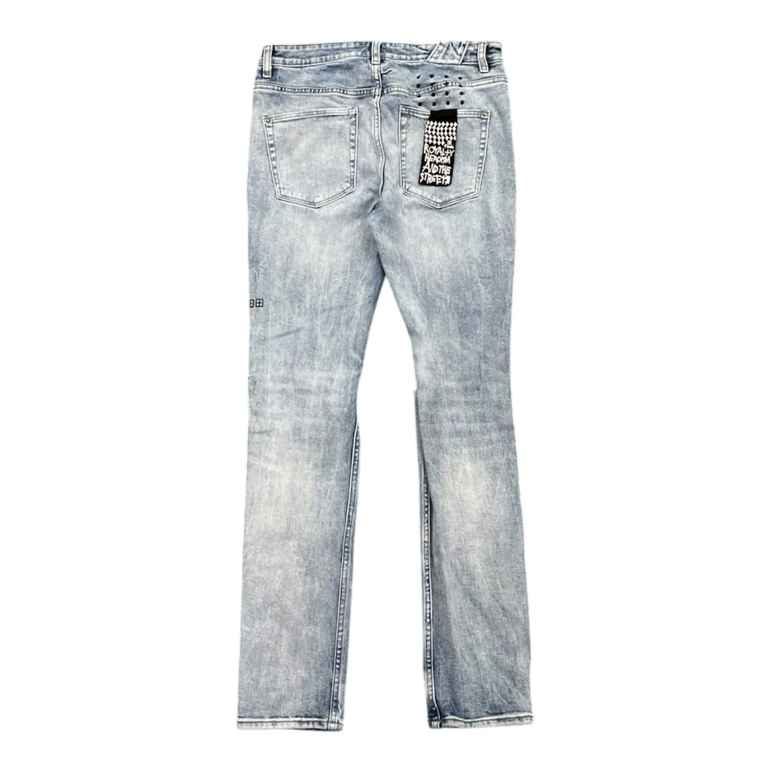 Ksubi Chitch Layover Trashed (Blue) - Preowned