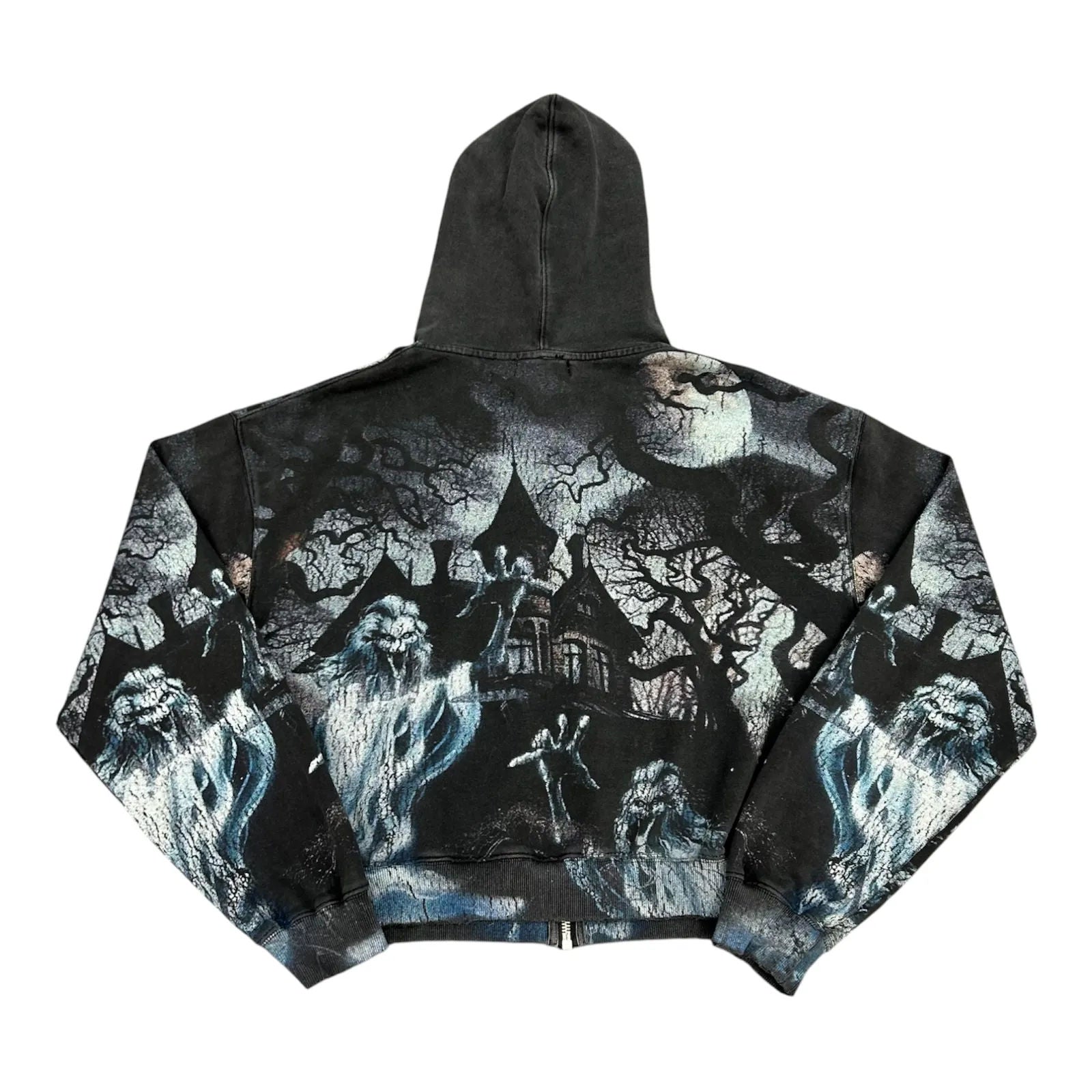 Vale Forever Casper Zip Up Hoodie (Black) - Preowned