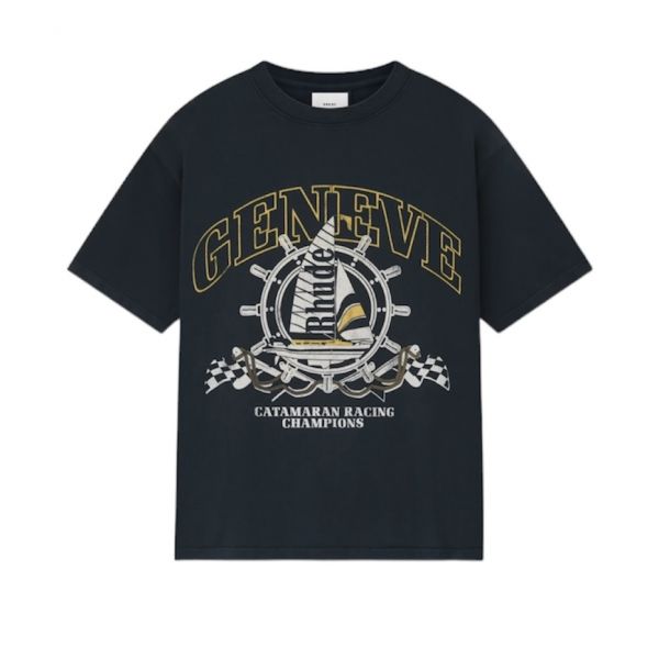 Rhude "Geneve Catamaran" Tee (Vintage Black)