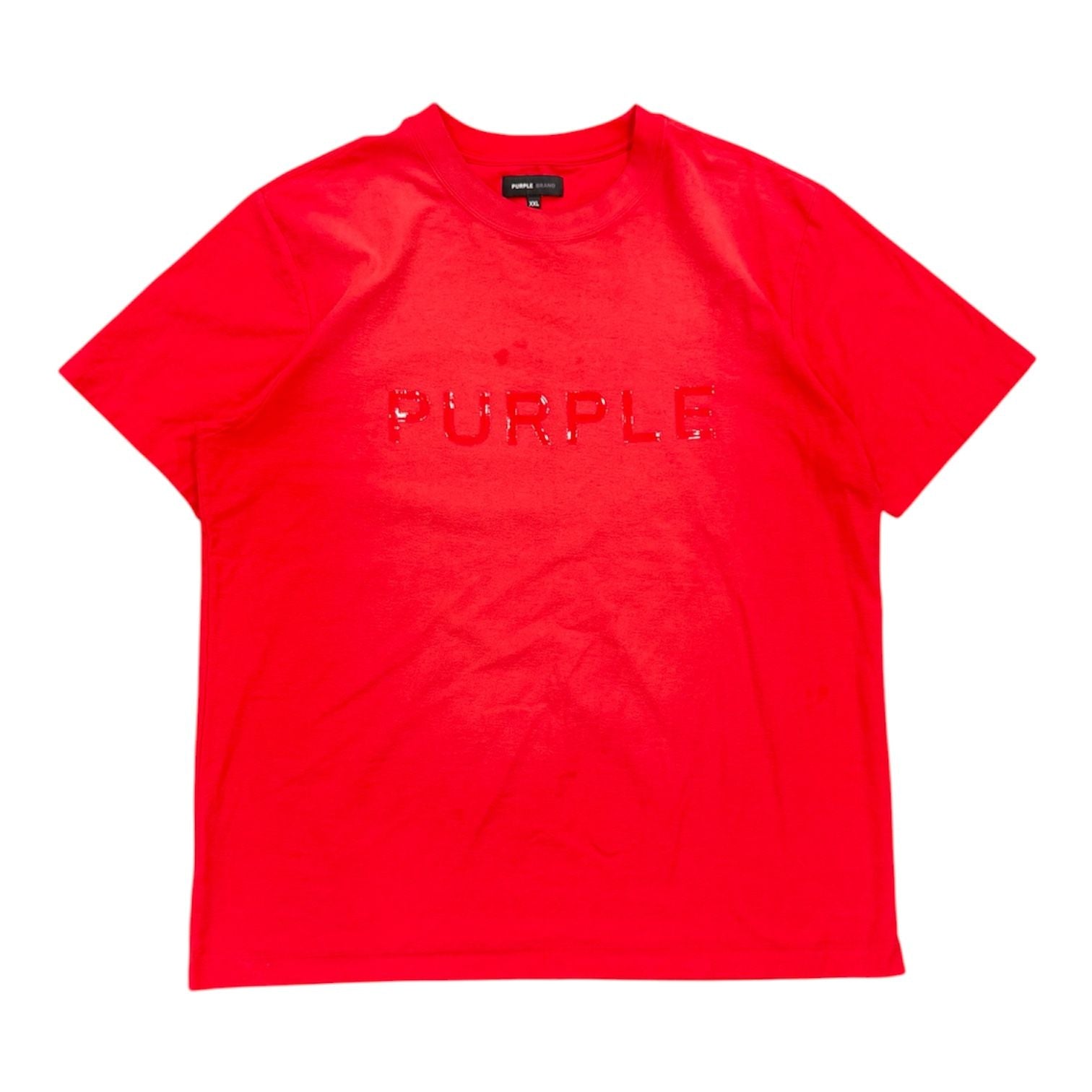 Purple Brand Logo Tee (Red) - Preowned