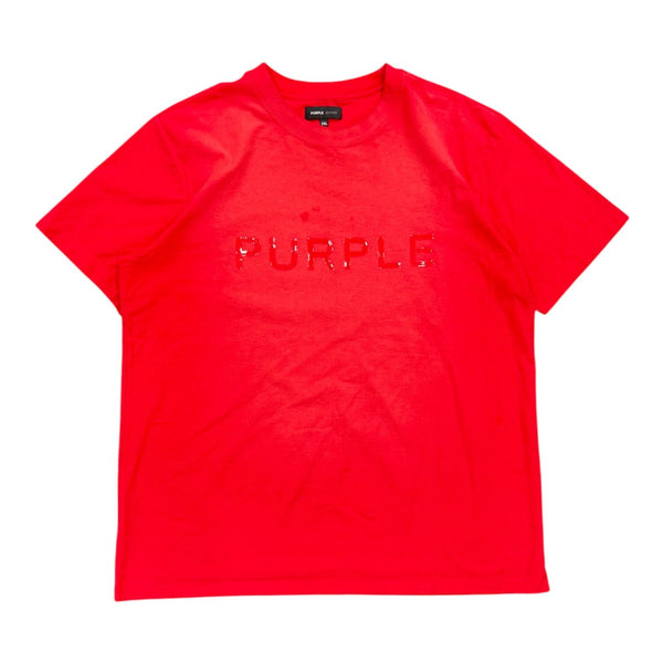 Purple Brand Logo Tee (Red) - Preowned