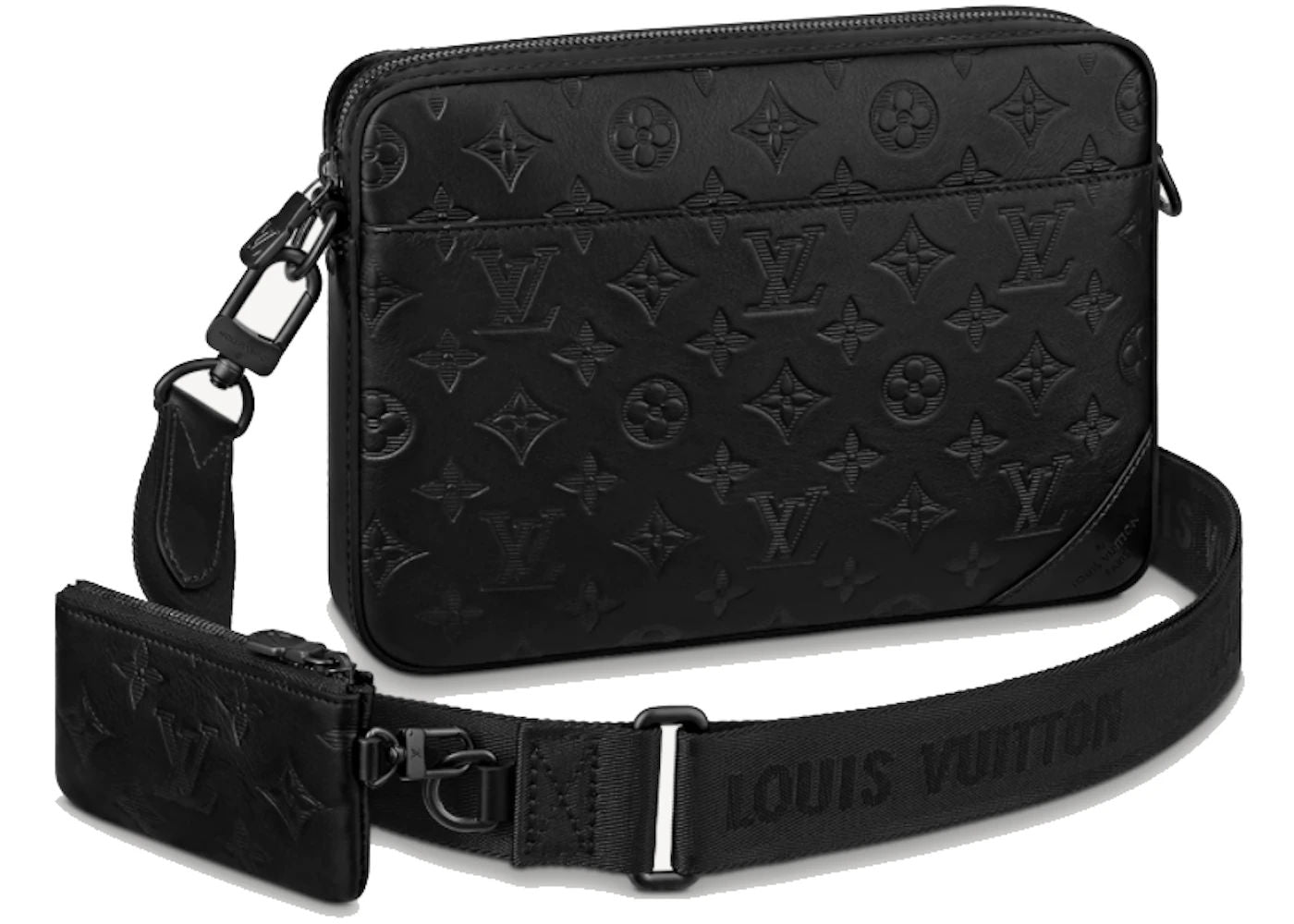 Louis Vuitton Duo Messenger Black - Preowned