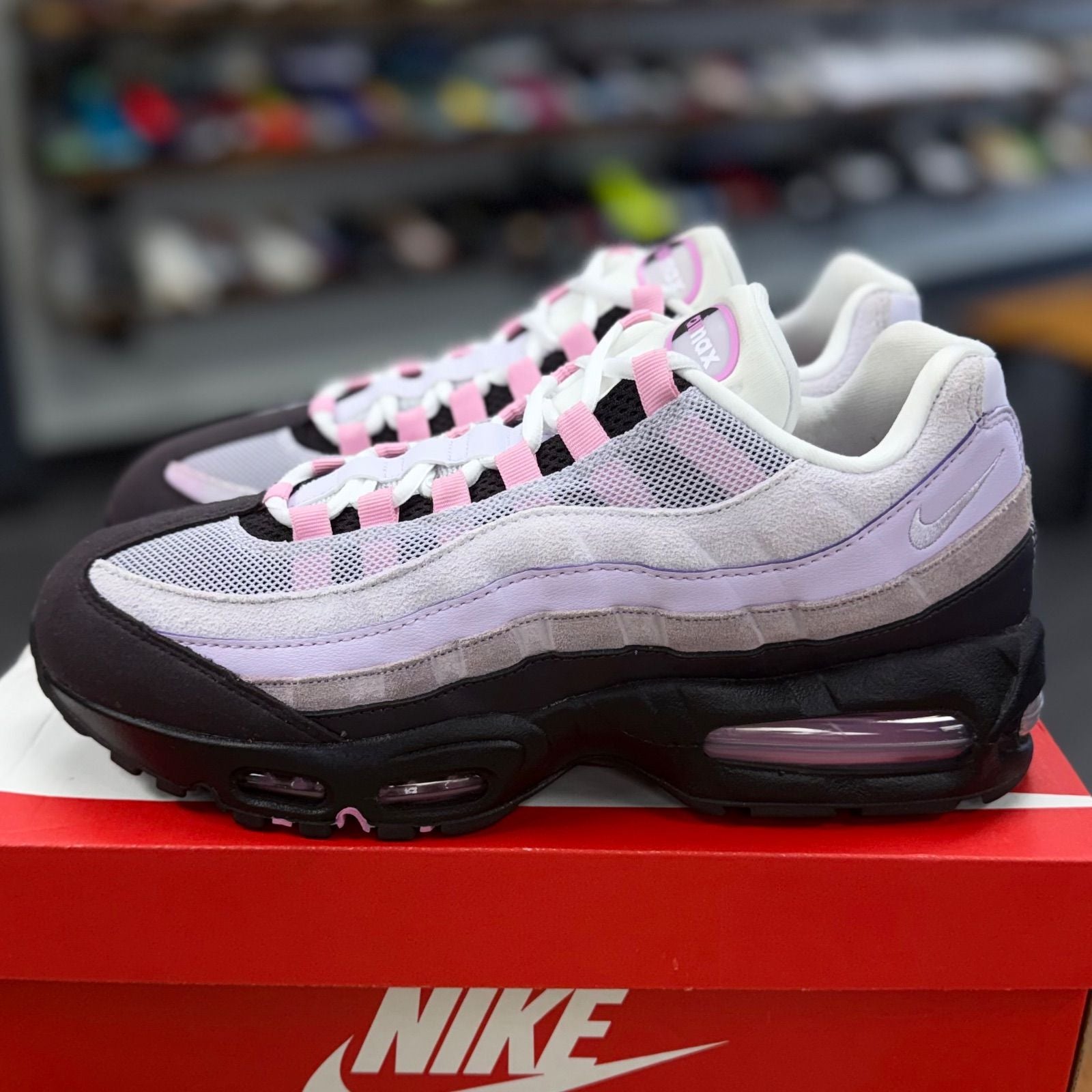 Nike Air Max 95 OG Big Bubble Burgundy Ash (Women's) - Preowned