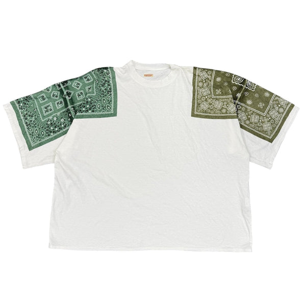 Kapital 18.5 Jersey Bandana Huge Tee (Khaki/Pine)