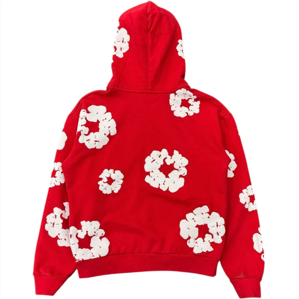 Denim Tears The Cotton Wreath Hoodie (Red) - Preowned