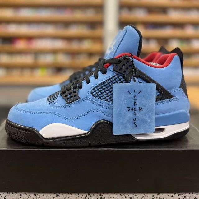Jordan 4 Retro Travis Scott Cactus Jack - Preowned