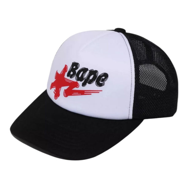 Bape Sta Mesh Cap (Black/Red)