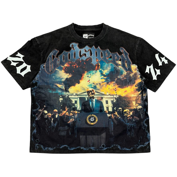 Godspeed V.O.D 2024 Tee (Black Wash) - Preowned