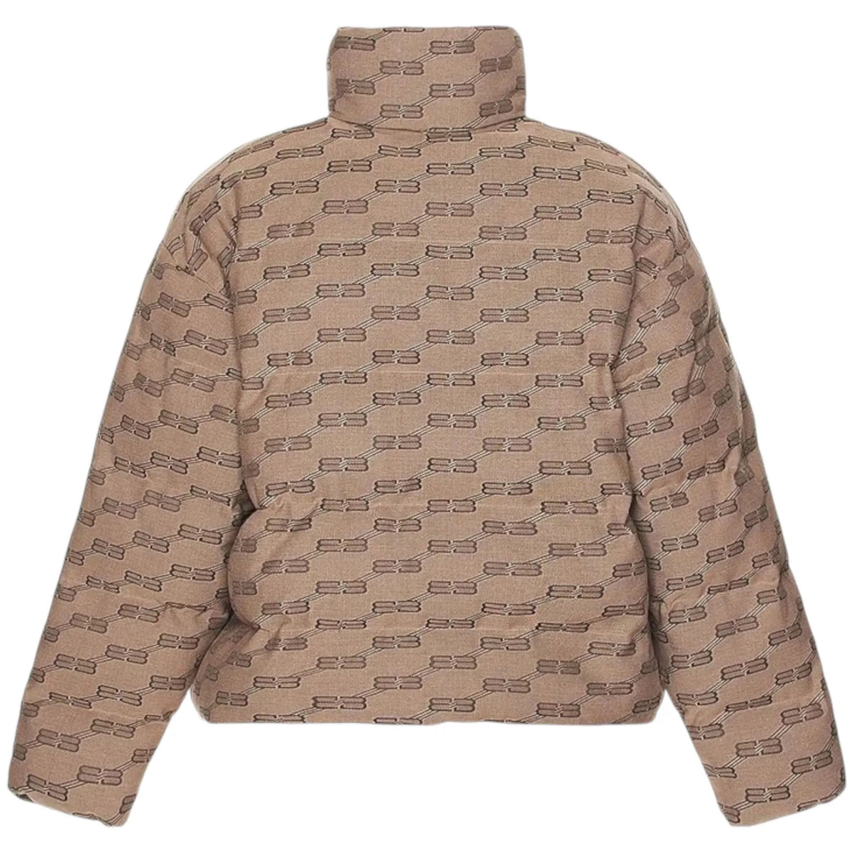 Balenciaga Monogram Puffer Jacket (Beige)