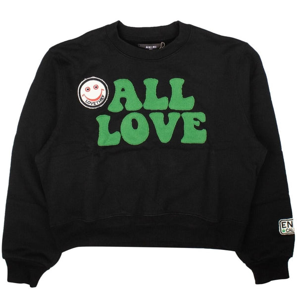 Amiri All Love Crewneck (Black)