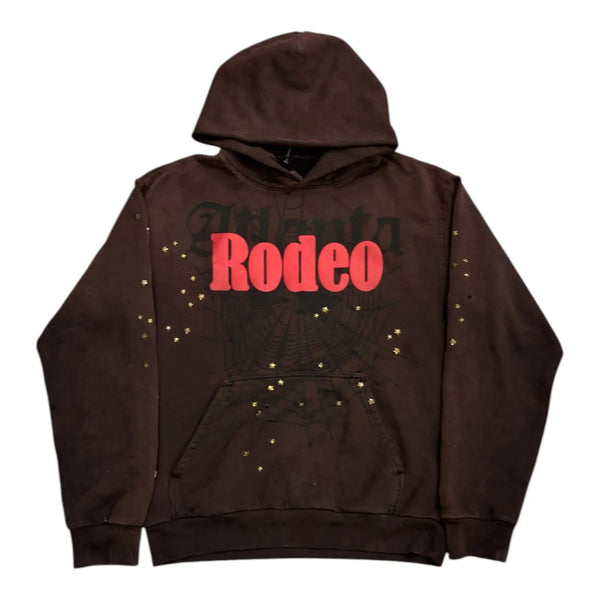 Travis Scott Cactus Jack x Sp5der Days Before Rodeo Hoodie (Brown) - Preowned