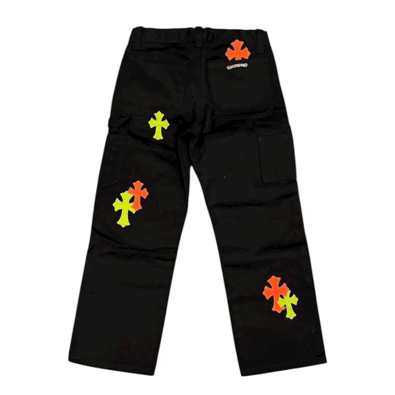 Chrome Hearts Lil' Chrome Double Knee Carpenter Pant (Black)